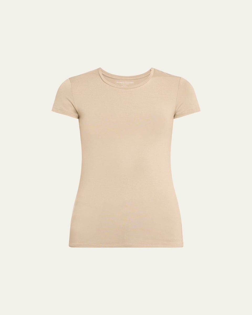 Soft Touch Short-Sleeve Crewneck T-Shirt